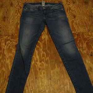 True Religion Medium Wash Perfect Fit  SkinnyJeans